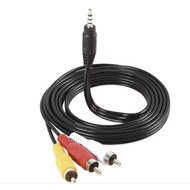 3.5 mm to 3 RCA Male 3 in 1 Audio Jack Aux Cable 1 to 3 RCA Cable
