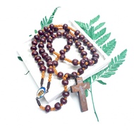 Dark Brown Bulir Rosary/ Souvenir Rosary/ Accessories Catholic Rosary/ Catholic Rosary Necklace