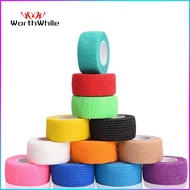 WorthWhile 2.5CM*450CM Self Adhesive Elastic Bandage Non-woven Fabric Tape Fitness Gear Knee Elbow F