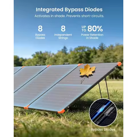 450W N-Type 16BB Portable Foldable Solar Panel High Efficiency 25% IP68 Waterproof for Power Station