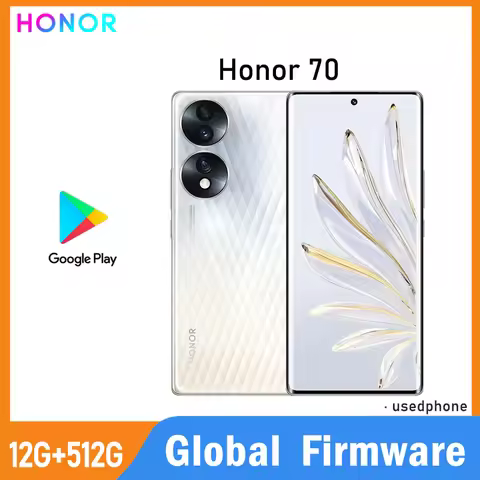Global Firmware HONOR 70 5g Smartphone 6.67-inch 4800mAh camera 54MP+32MP Snapdragon 778G Plus RAM 1