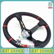 Ralliart steering wheel 14inch steering ralliart steering kereta universal steering kereta