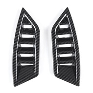 For Subaru Forester For Subaru XV 2019-2024 ABS Carbon Fiber Car Dashboard Air Vent Outlet Cover Tri