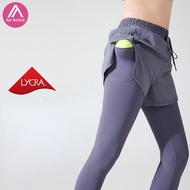 2 in 1 Yoga Pants Stretchy Sports Pants Running Fitness