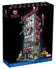 ชุดเล่นโมเดลการ์ตูนสุดฮิต Spider-Man Building Avengers Daily Bugle ของเล่นสร้างโมเดลที่สร้างสรรค์และ