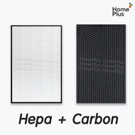 แผ่นกรอง เครื่องฟอกอากาศ โตชิบา Toshiba CAF-H20  CAF-H20(W) CAF H20 H2O แผ่นกรอง HEPA Activated Carbon แผ่นกรอง แผ่นกรองฝุ่น กรองกลิ่น PM 2.5 คุณภาพดี อะไหล่เทียบแท้