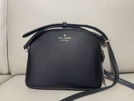 Kate Spade 全新黑色防刮皮貝殼包100%新