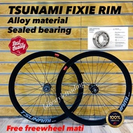 TSUNAMI FIXIE ALLOY RIM/700c/Tsunami/Tsunami fixie/700c Fixie rim/Rim fixie/Alloy rim fixie/Sealed b