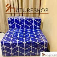 Sofa bed Single Blue uratex