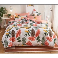 Nikom 5-in-1 High Quality Fitted Bedsheet With Comforter Set