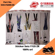 Yamaha Y125 125ZR stripe sets body cover sticker 5XK-FG000-00