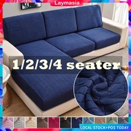 Ready Stock Velvet Sofa Cushion Cover Sofa Cover L Shape Sofa 1/2/3/4 Seater Cover Color Alas Kain S