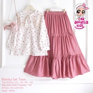 Bianca set /vellma set teen kids ORI Amelia kids girl clothes girl