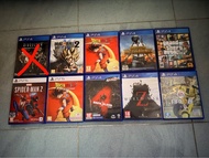 清貨放售｜PS4/PS5 遊戲碟一批｜蜘蛛俠2/龍珠系列/GTA5