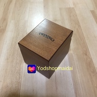 ***มีตำหนิ*** Twinings LONDON กล่องไม้เก็บถุง ซองใบชา กล่องใส่ชา กล่องชา กล่องไม้ กล่องเก็บเครื่องปร