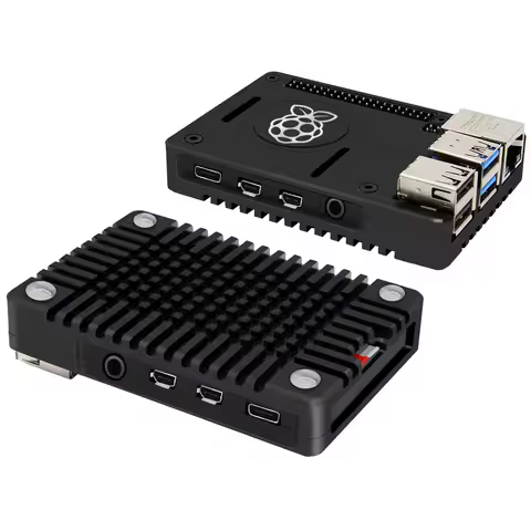 Geekbord N300 Raspberry Pi 4 Case Ultra-Thin CNC Aluminum Alloy Case / Passive Cooling Enclosure for