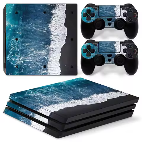 game accessories GAME PS4 PRO Skin Sticker Decal Cover for ps4 Pro Console and 2 Controllers PS4 pro