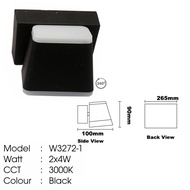 LED Updownlight / Outdoor Up Down LED Wall Light / Outdoor Waterproof LED Wall Light W3272-1 / W3272