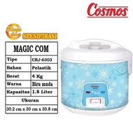 Cosmos Rice Cooker Magic Com Crj 6303 Cosmos