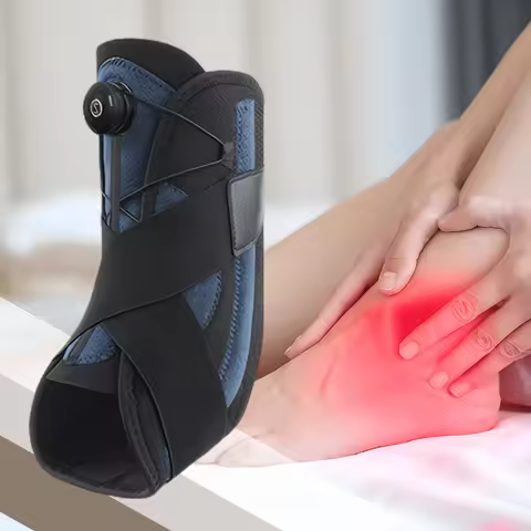 Ankle Brace Adjustable Knob Ankle Wrap Ankle Stabilizer for Men & Women for Sprains Achilles & Plant