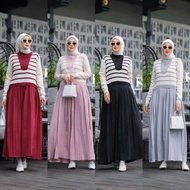 (pN) RAFIKA AZIZAH Muslim Women's Midi Dress Azizah Dress by Rafika. Nazra Sha