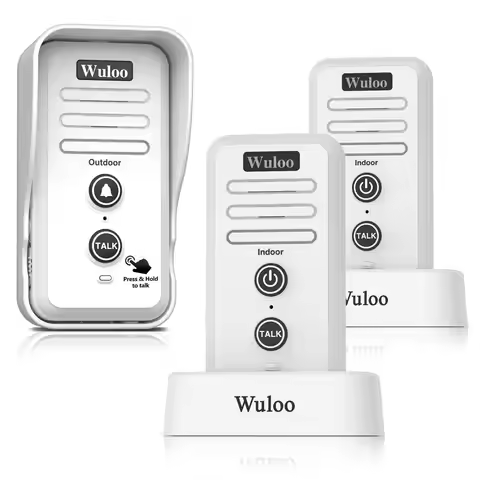 1/2 Mile Range Doorbell Wireless Home Intercom for Door Chime Rechargeable Intercomunicador Waterpro