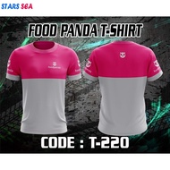 Food Panda T-Shirt Full Sublimation 3d Print Breathable T Shirt Summer Short Sleeve