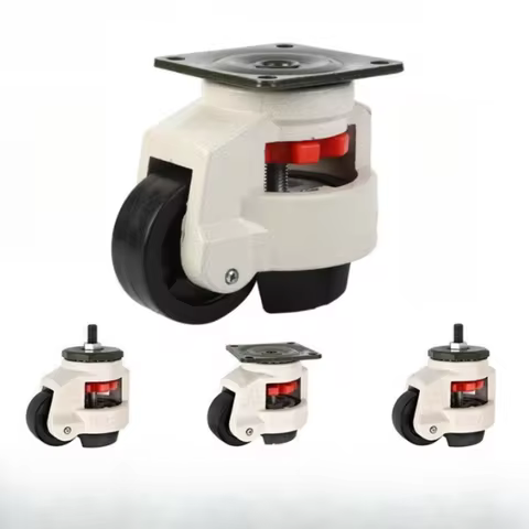 GD-40F/60F/80F LOAD 500KG,Level Adjustable Foma Wheel Adjustment Casters,Flat Support Heavy Duty Lnd