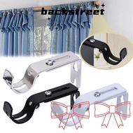BACKSTREET 1pc Curtain Rod Brackets, Adjustable Hardware Curtain Rod Holder,  Hanger for 1 Inch Rod Metal Home Drapery Rod Holders for Wall