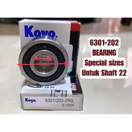 KOYO BEATING 6301-202-2RS BEARING SPECIAL SIZE Shaft 22 JAPAN