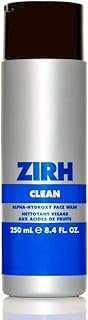 ZIRH Men's Skincare, CLEAN, Alpha-Hydroxy Face Wash 250ml/8.4 fl oz, New & Improved Packaging