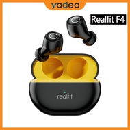【COD】Realfit F4 ANC Active Noise Cancelling True Wireless Bluetooth 5.4 Earphones High Quality In-Ea