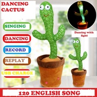[Ready Stock] Cactus Toy Plush Talk Kaktus Bercakap Dancing Cactus Toys