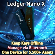 Ledger Nano X Hardware Wallet | Secure Cold Storage for Crypto Assets | Bluetooth Crypto Walle