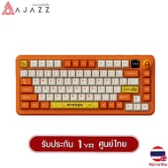 คีย์บอร์ดเกมมิ่ง Ajazz AK820Max LCD ENIG FR4 Cherry Profile RGB Tri-Mod Gasket Mechanical Keyboard