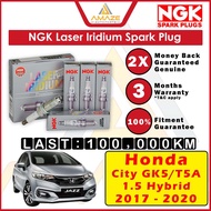 NGK Laser Iridium Spark Plug for Honda Jazz 1.5 Hybrid GK5 / T5A (2017-2020) 12290-5R0-003 [Amaze Au