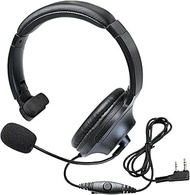 Tactical Earpiece Headphone Boom Mic Walkie Talkie Ear Piece Noise Cancelling Earmuff for Btech Baof