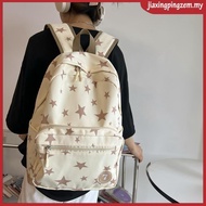 School bag korean style nylon bagpack woman ins star school backpack 书包beg sekolah perempuan aesthet