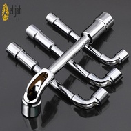 L-Shaped High Carbon Steel Socket Wrench - 6mm-22mm Spark Plug Wrench with High Torque