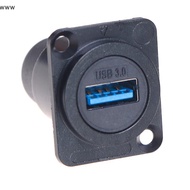 D Type Metal USB Port Dual Connector 3.0