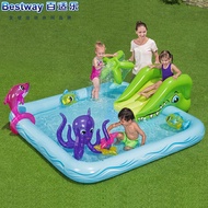 BESTWAY waterplay pool kids swimming pool inflatable big splash pool outdoor | kolam renang kolam ma