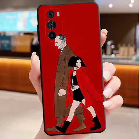 Leon Matilda Natalie Portman Phone Case For Motorola Edge 60 50 40 Pro 60 50 40 30 Ultra Neo Fusion 