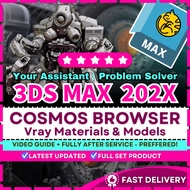 3ds Max v2026.2🔥Expert Problem Solver🔥 2025 2024 2023✅Vray 7 Full Materials✅3D Models Collection& V-