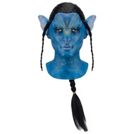 Movie Avatar Latex Mask for Adult Men Halloween Party Carnival Cosplay Props