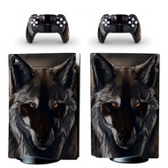 New style Wolf PS5 Standard Disc Skin Sticker Decal Cover for PlayStation 5 Console and Controllers PS5 Disk Skin Vinyl new design