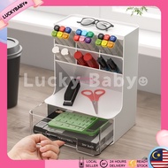 FREE STICKER Stationary Storage Rack Pen Holder Box Desk Organizer Rak Alat Tulis Rak Pen Rak Office