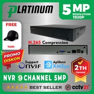 Nvr PLATINUM 9channel Ultra HD 5 Megapixel H-265 Onvif CCTV21