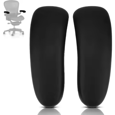2Pcs Chair Armrest Replacement Arm Pads Caps for Herman Miller Remastered Aeron Chair Compatible wit