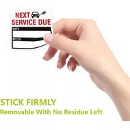 Car Oil Change Service Reminder Sticker New(5kping/pc)
