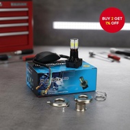 Universal Waterproof 40W LED Headlight with High and Low Beam for Motorcycle Scooter Spot Light